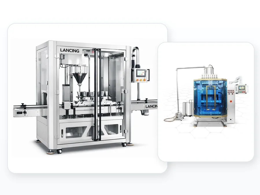 Integrated auger filling line machinery examples