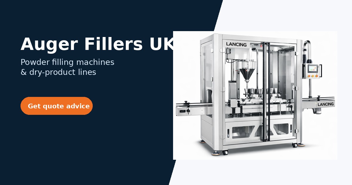 Auger filler and powder filling machine solution examples